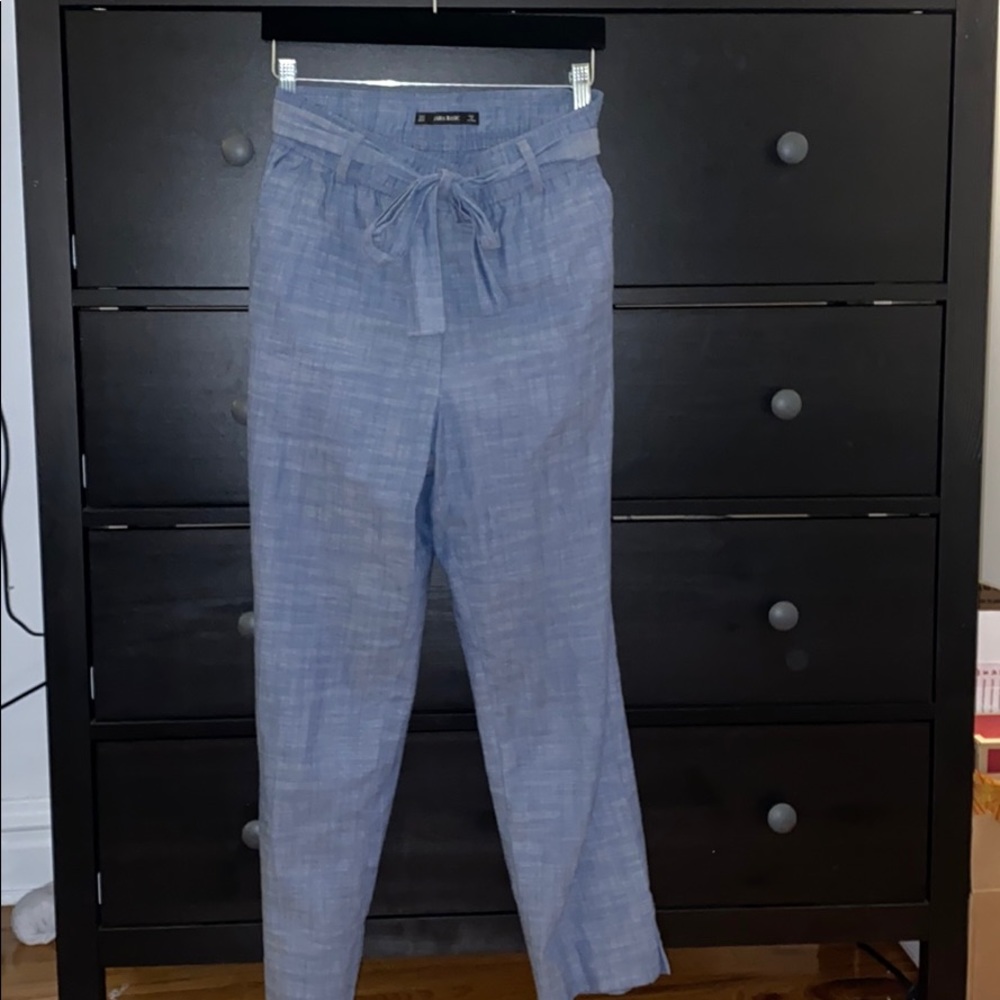 Zara Paperbag Waist Pants
